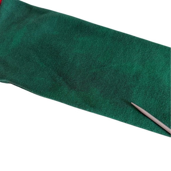 Holiday Festive Red and Green Reindeer Ugly Sweatshirt - Picture 11 of 14